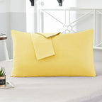 1Pc 100% Cotton Solid Color Pillow Cover 50*70Cm Rectangular Pink/Blue/Grey Pillowcase Bedding Pillow Case