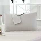 1Pc 100% Cotton Solid Color Pillow Cover 50*70Cm Rectangular Pink/Blue/Grey Pillowcase Bedding Pillow Case