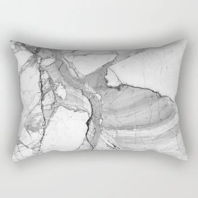 30X50CM Black & White Waist Pillows Case Hot Modern Nordic Geometric Print Cushion Case Livingroom Sofa Bed Decorative Pillows