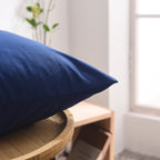 1Pc 100% Cotton Solid Color Pillow Cover 50*70Cm Rectangular Pink/Blue/Grey Pillowcase Bedding Pillow Case