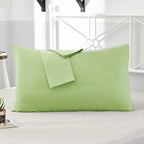 1Pc 100% Cotton Solid Color Pillow Cover 50*70Cm Rectangular Pink/Blue/Grey Pillowcase Bedding Pillow Case