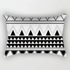 30X50CM Black & White Waist Pillows Case Hot Modern Nordic Geometric Print Cushion Case Livingroom Sofa Bed Decorative Pillows