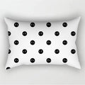 30X50CM Black & White Waist Pillows Case Hot Modern Nordic Geometric Print Cushion Case Livingroom Sofa Bed Decorative Pillows