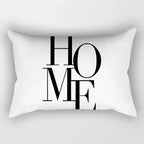 30X50CM Black & White Waist Pillows Case Hot Modern Nordic Geometric Print Cushion Case Livingroom Sofa Bed Decorative Pillows