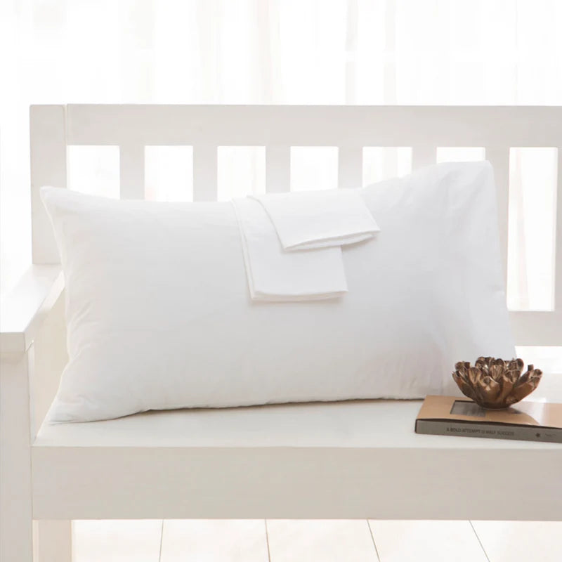 1Pc 100% Cotton Solid Color Pillow Cover 50*70Cm Rectangular Pink/Blue/Grey Pillowcase Bedding Pillow Case