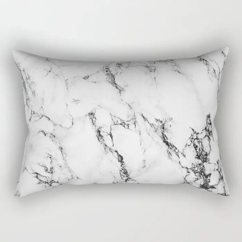 30X50CM Black & White Waist Pillows Case Hot Modern Nordic Geometric Print Cushion Case Livingroom Sofa Bed Decorative Pillows