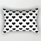 30X50CM Black & White Waist Pillows Case Hot Modern Nordic Geometric Print Cushion Case Livingroom Sofa Bed Decorative Pillows
