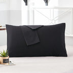 1Pc 100% Cotton Solid Color Pillow Cover 50*70Cm Rectangular Pink/Blue/Grey Pillowcase Bedding Pillow Case