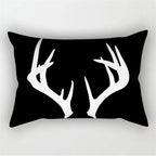 30X50CM Black & White Waist Pillows Case Hot Modern Nordic Geometric Print Cushion Case Livingroom Sofa Bed Decorative Pillows