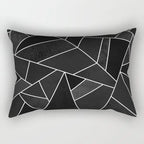 30X50CM Black & White Waist Pillows Case Hot Modern Nordic Geometric Print Cushion Case Livingroom Sofa Bed Decorative Pillows