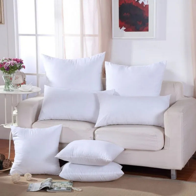 Classic 9 Size Solid Pure Cushion Core Funny Soft Head Pillow Inner PP Cotton Filler Customized Health Care Cushion Filling