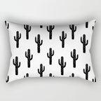 30X50CM Black & White Waist Pillows Case Hot Modern Nordic Geometric Print Cushion Case Livingroom Sofa Bed Decorative Pillows