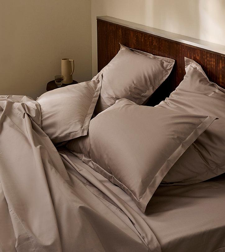 Taie d’oreiller satin effet soie ultra douce
